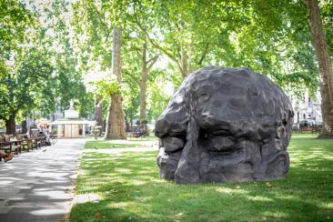 David Breuer Weil's Visitor sculpture in bronze